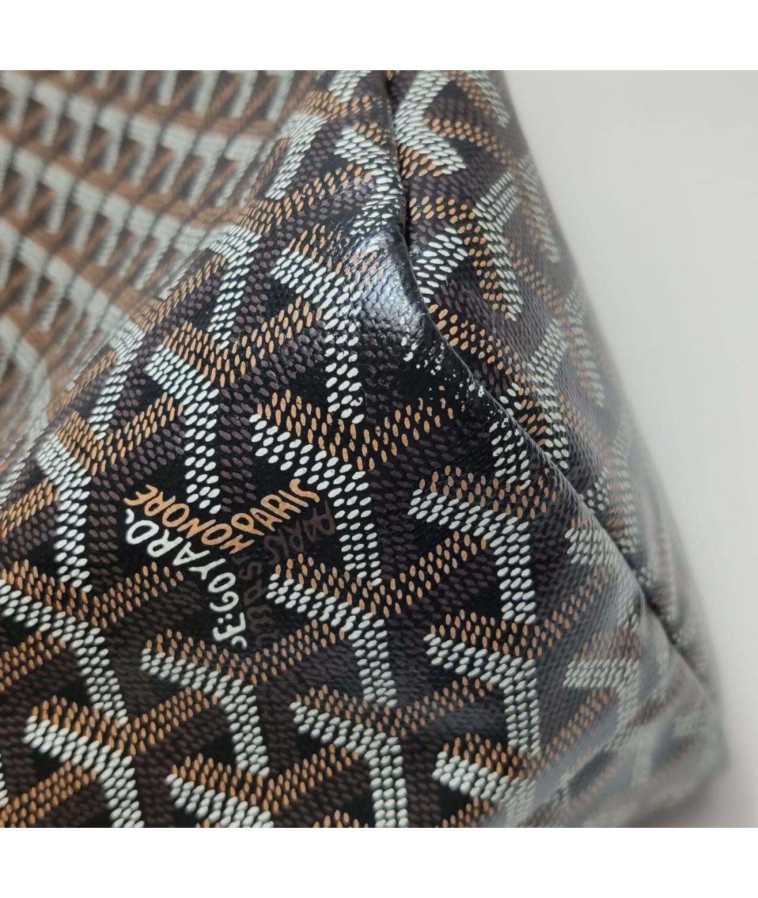 GOYARD Черная сумка тоут, фото 6