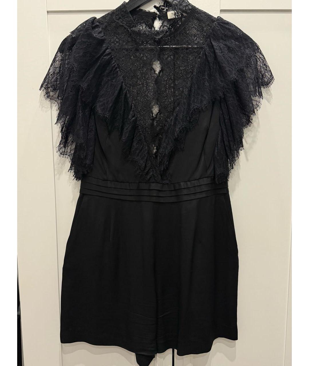 SANDRO Черный вискозный комбинезон, фото 3