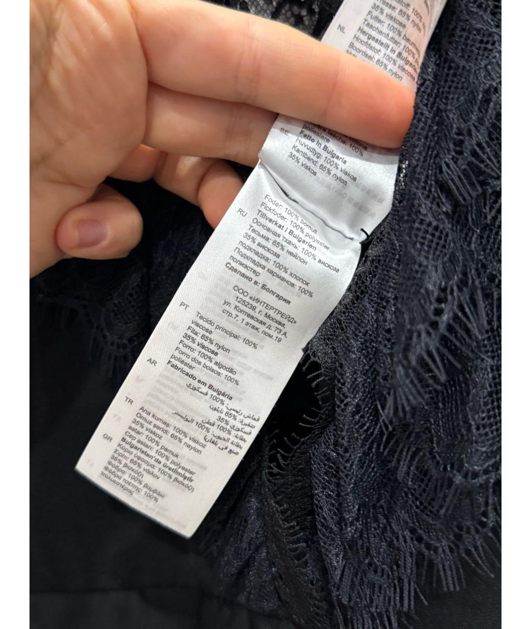 SANDRO Черный вискозный комбинезон, фото 7