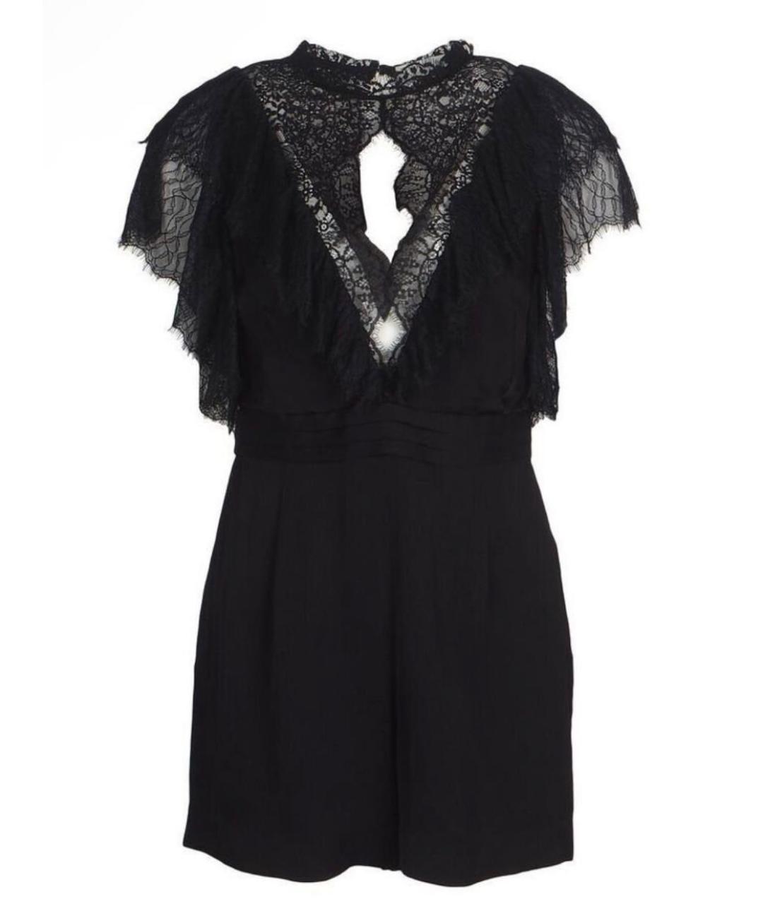 SANDRO Черный вискозный комбинезон, фото 1