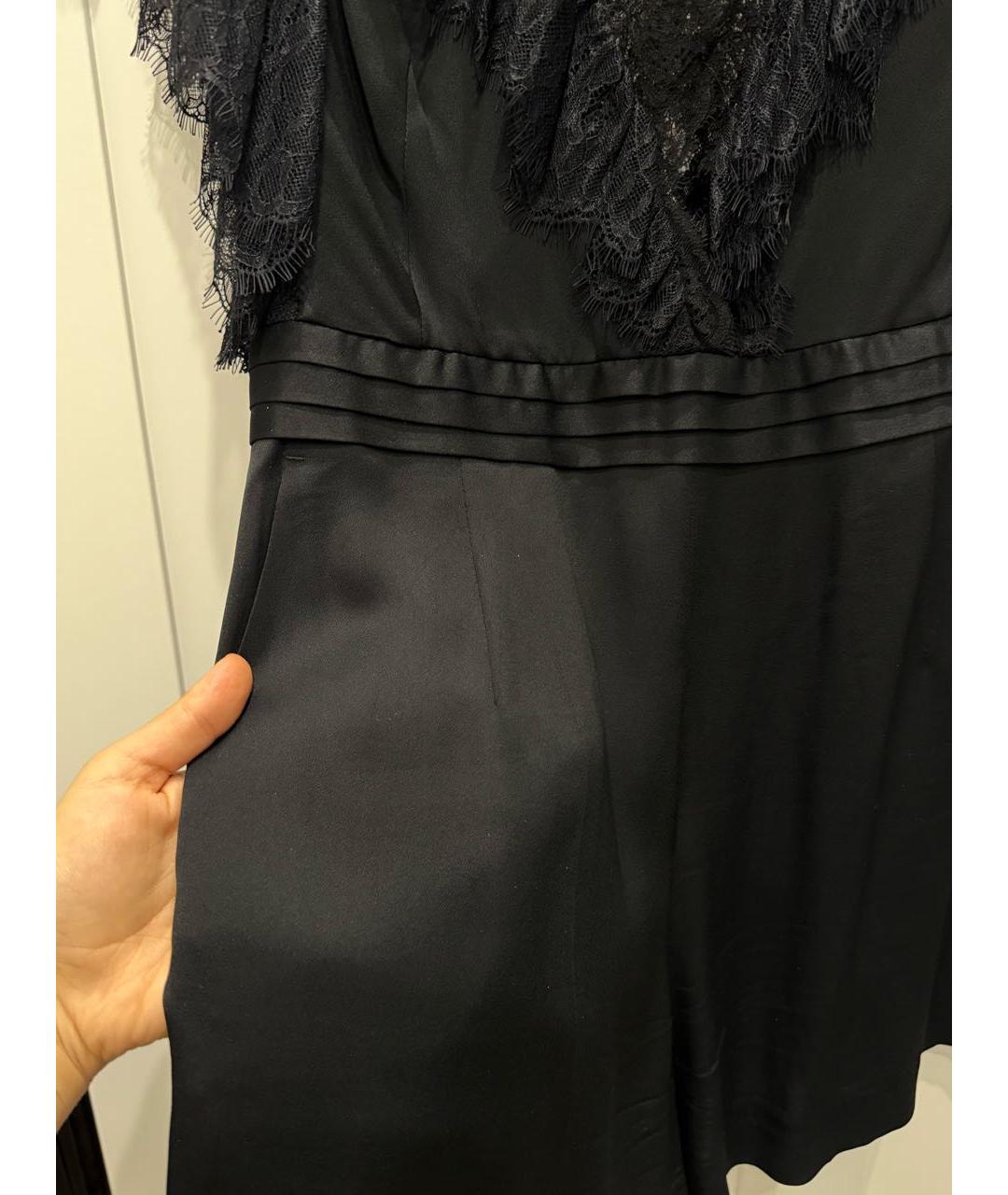 SANDRO Черный вискозный комбинезон, фото 5