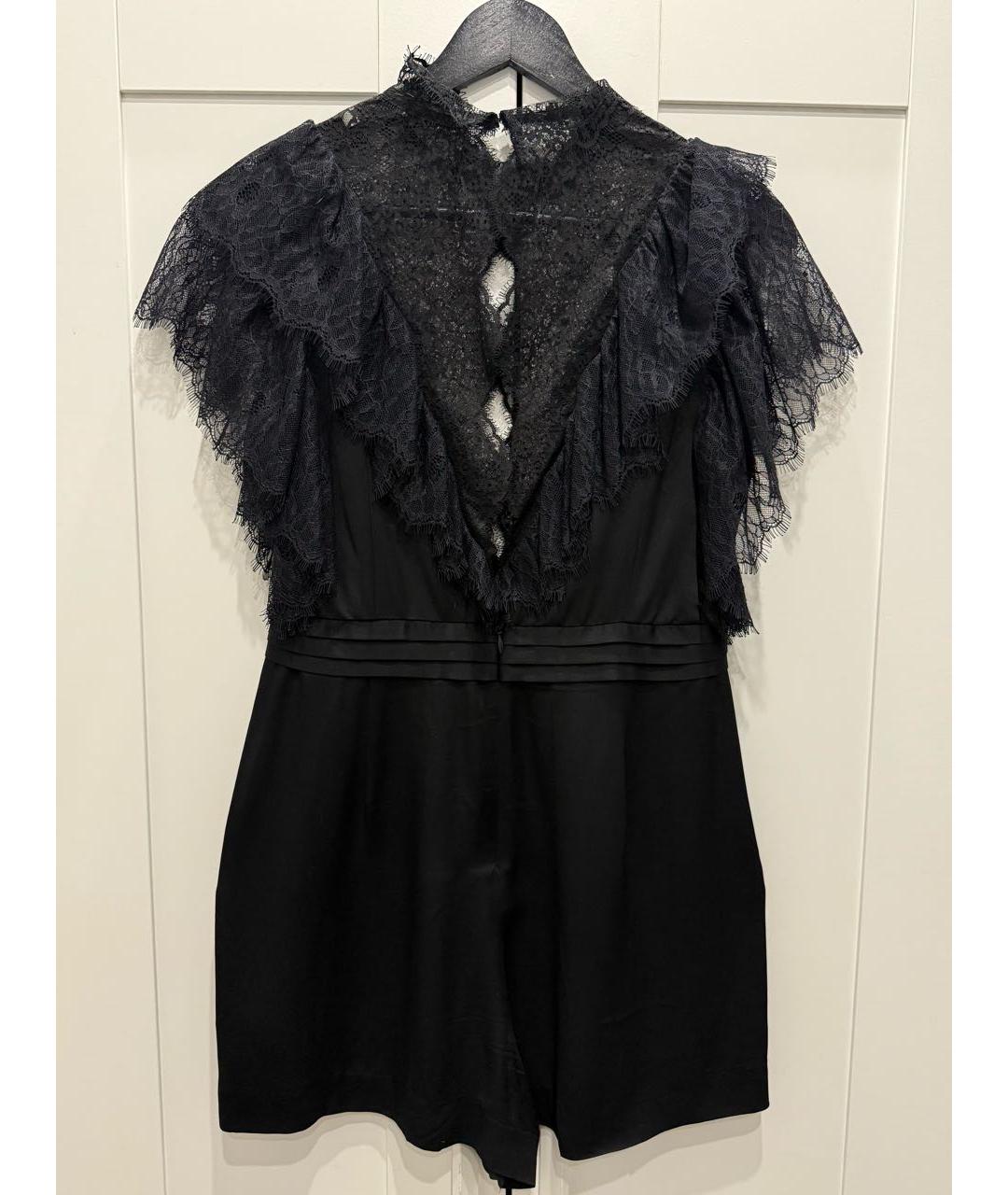 SANDRO Черный вискозный комбинезон, фото 2