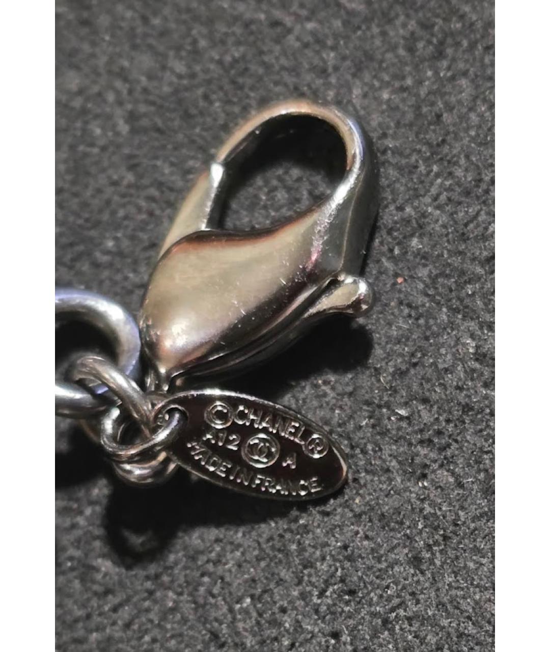 CHANEL Серебряное металлическое колье, фото 3