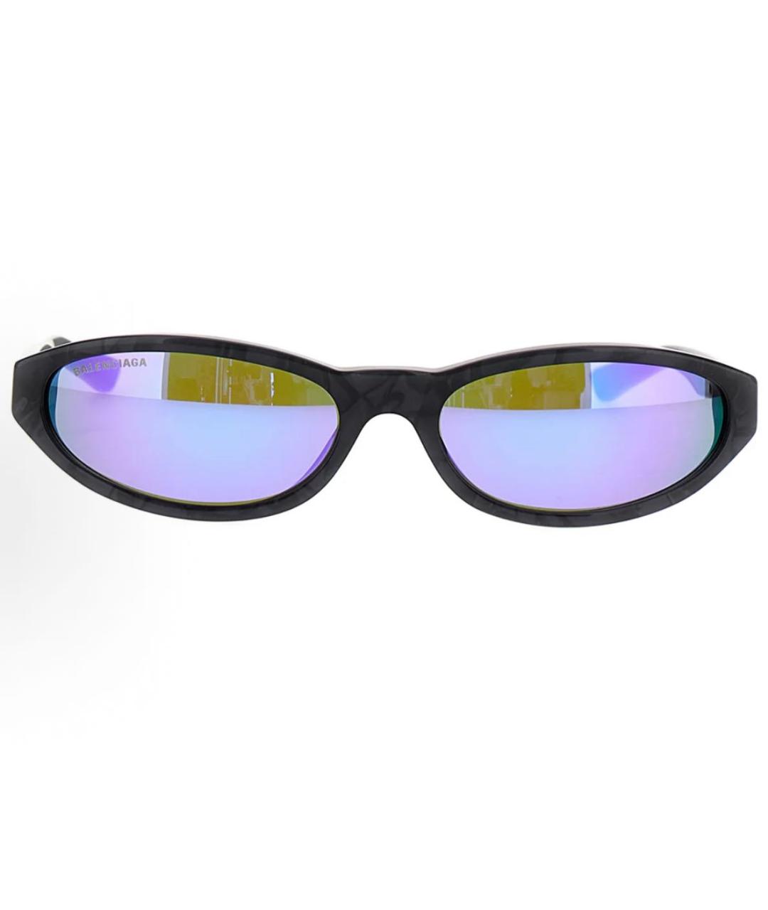 BALENCIAGA Черные пластиковые солнцезащитные очки, фото 2