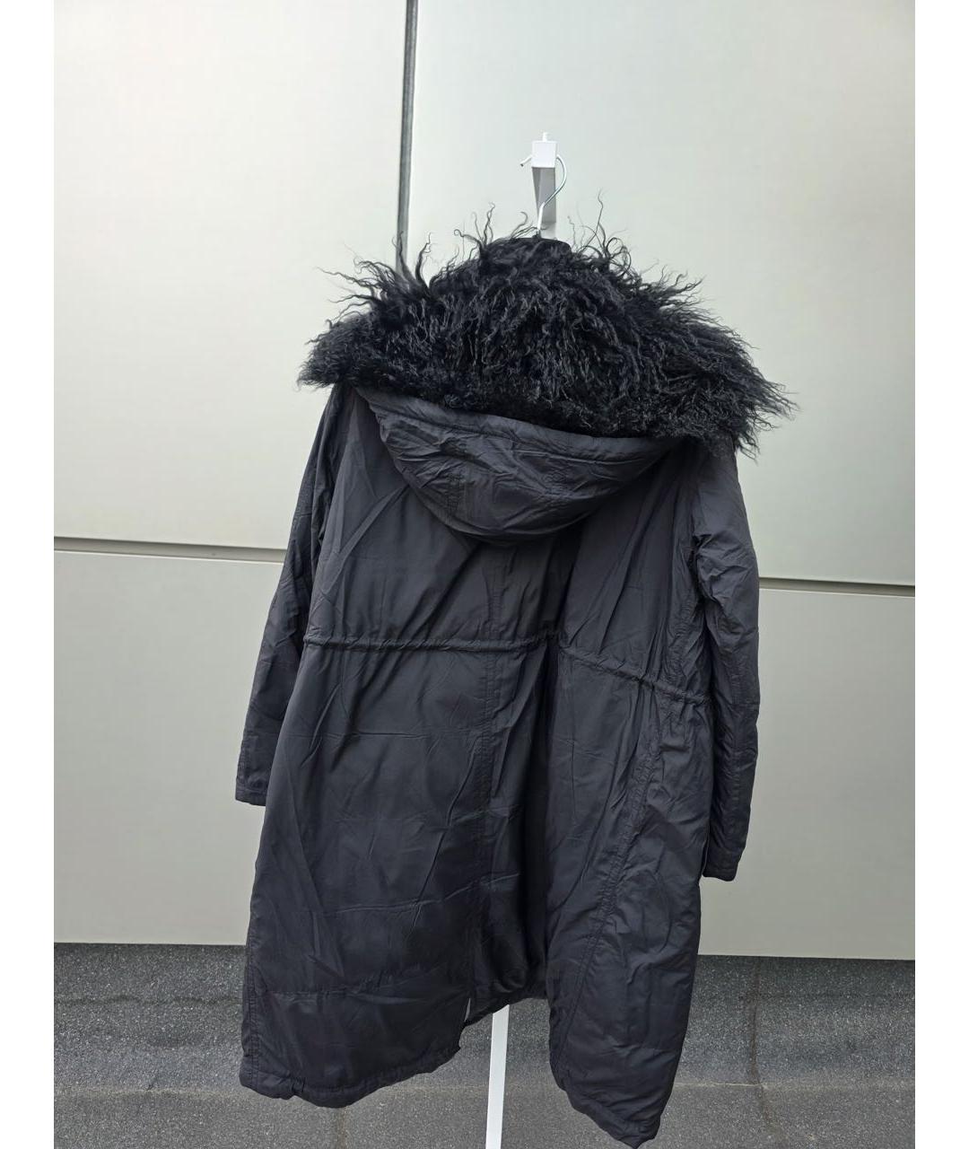 YVES SALOMON Черная парка, фото 3