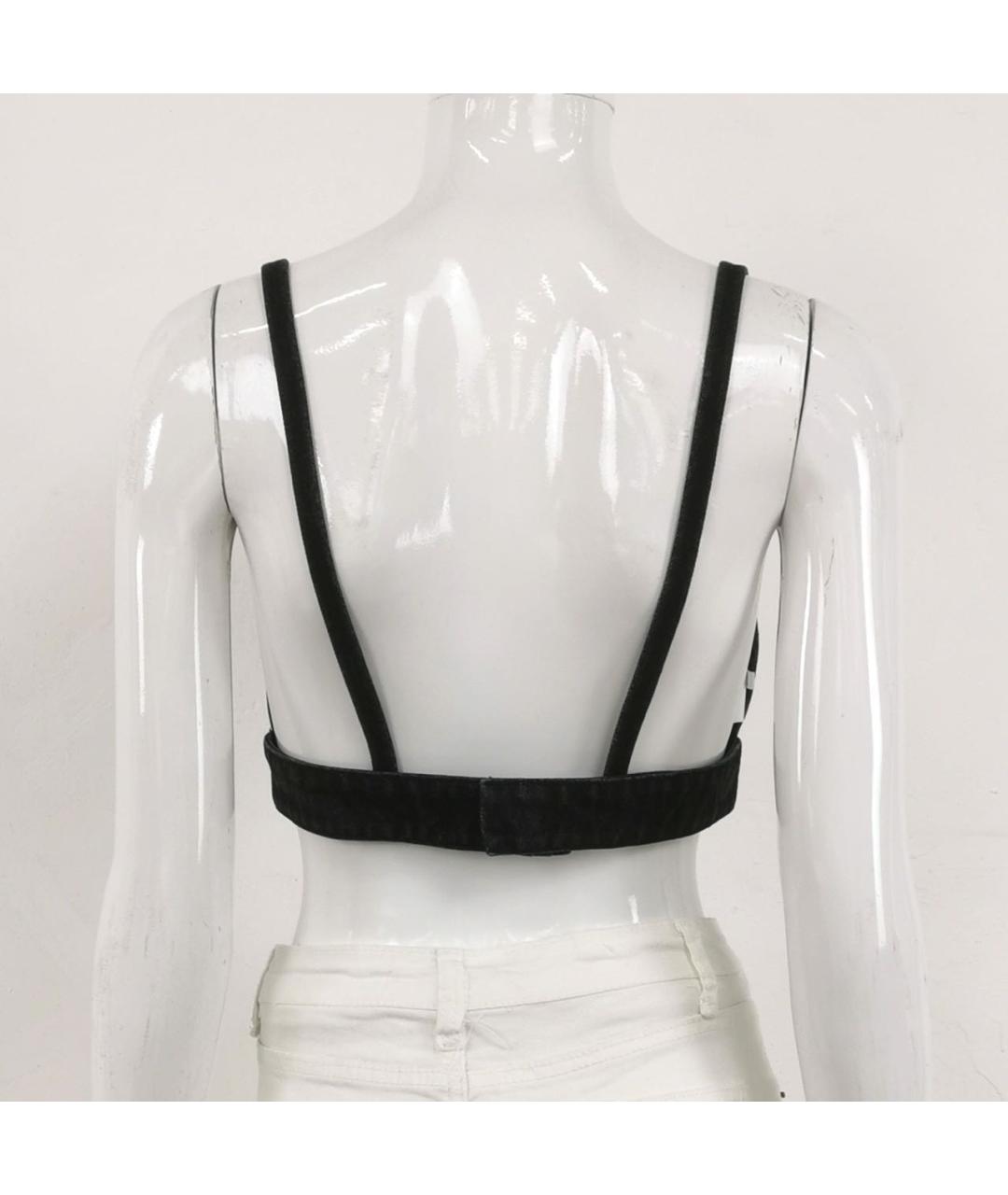 PRADA Черная хлопковая майка, фото 2