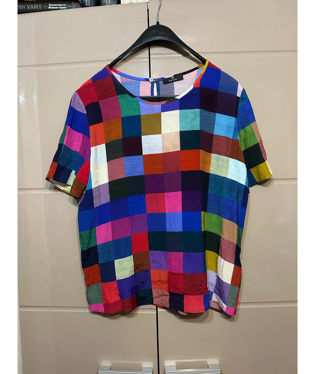 PAUL SMITH Мульти вискозная блузы, фото 5