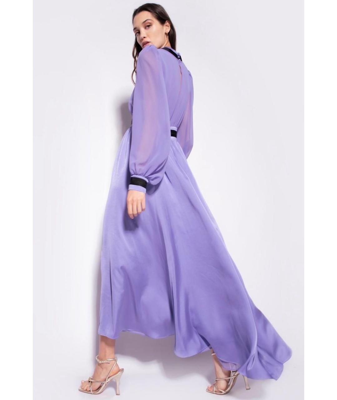 PINKO Фиолетовое вечернее платье, фото 6