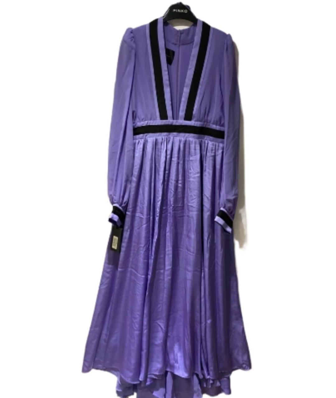 PINKO Фиолетовое вечернее платье, фото 4