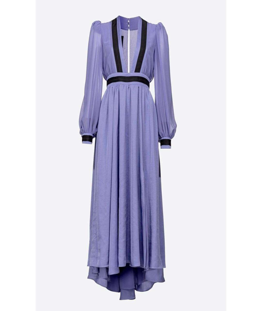 PINKO Фиолетовое вечернее платье, фото 9