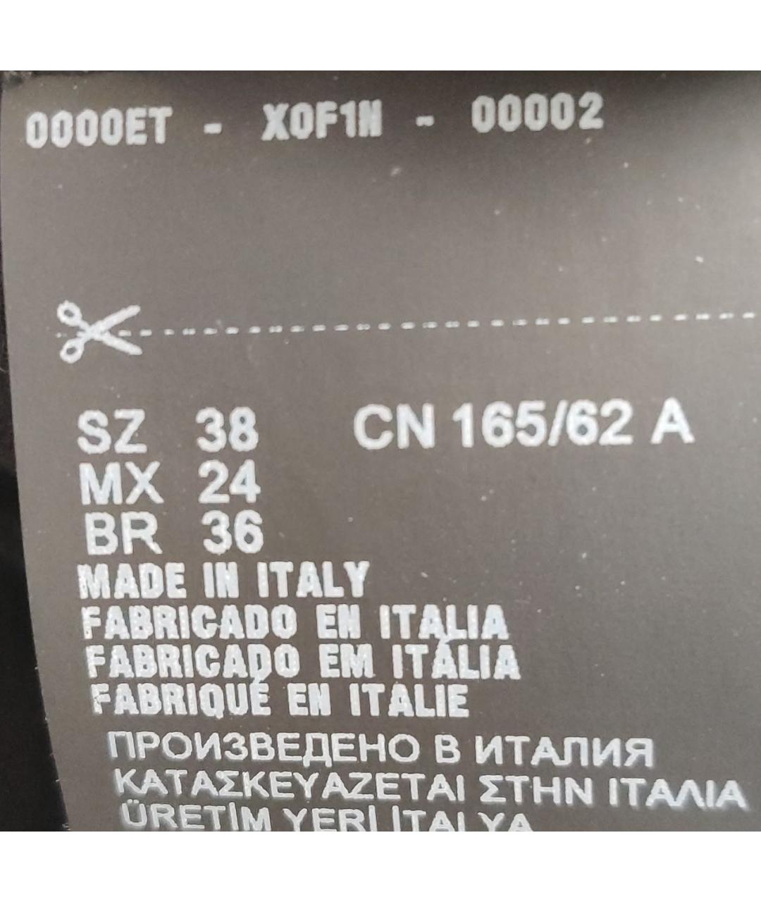 PRADA Черные шерстяные прямые брюки, фото 6