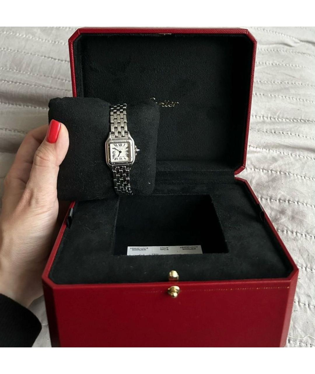 CARTIER Серебряные металлические часы, фото 3