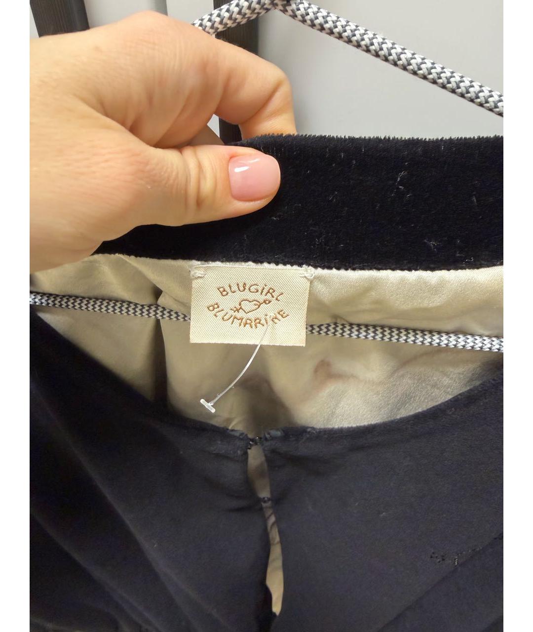 BLUGIRL Черный бархатный кардиган, фото 4