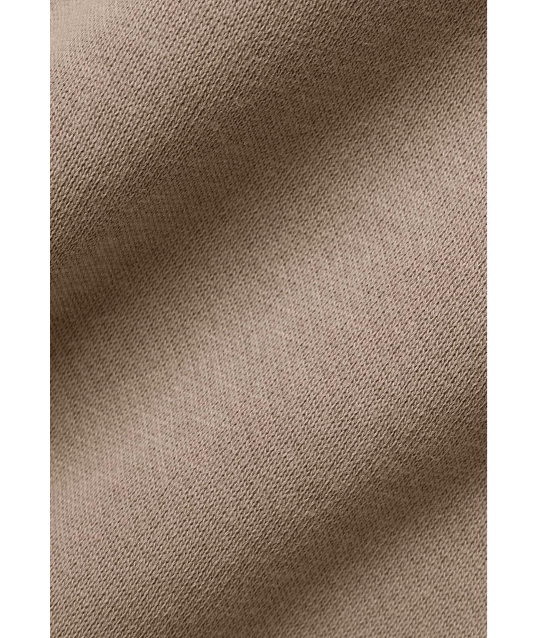 ALO YOGA Бежевые хлопковые спортивные брюки и шорты, фото 3