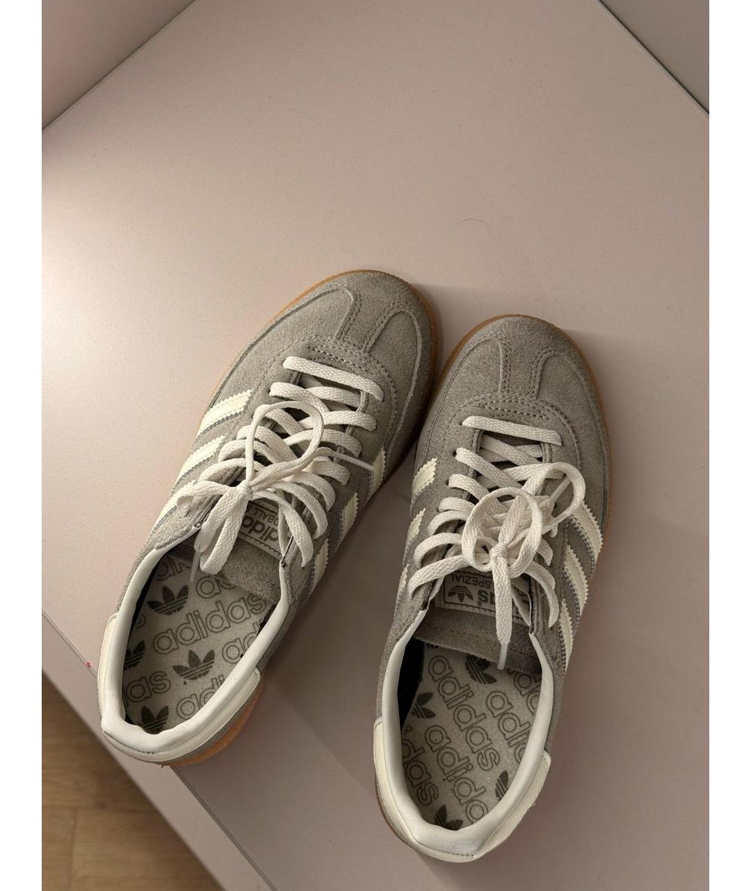 ADIDAS Серые замшевые кеды, фото 8