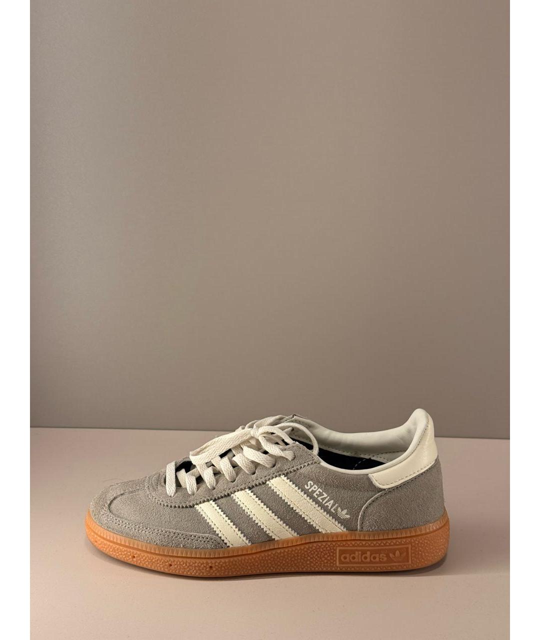 ADIDAS Серые замшевые кеды, фото 4