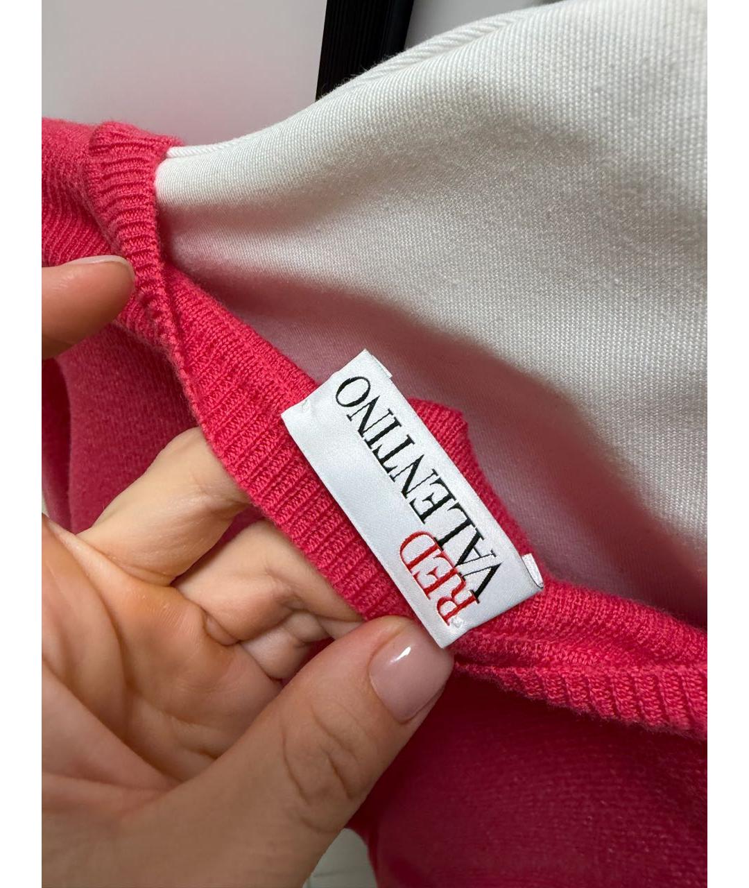 RED VALENTINO Розовый джемпер / свитер, фото 5