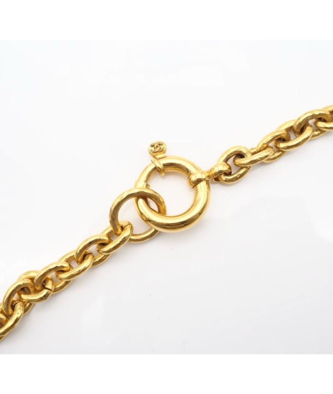 CHANEL Золотое позолоченное колье, фото 8