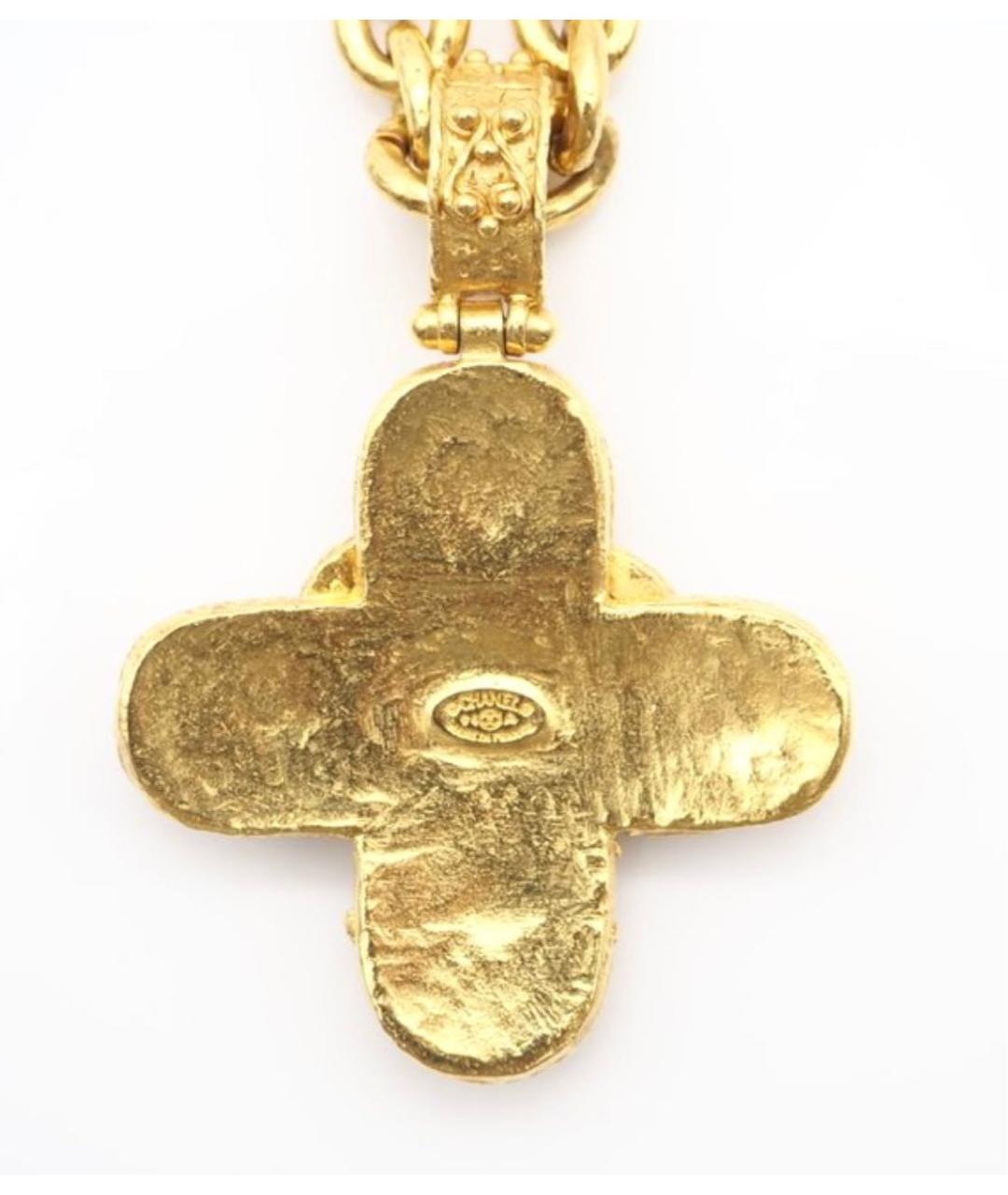 CHANEL Золотое позолоченное колье, фото 6