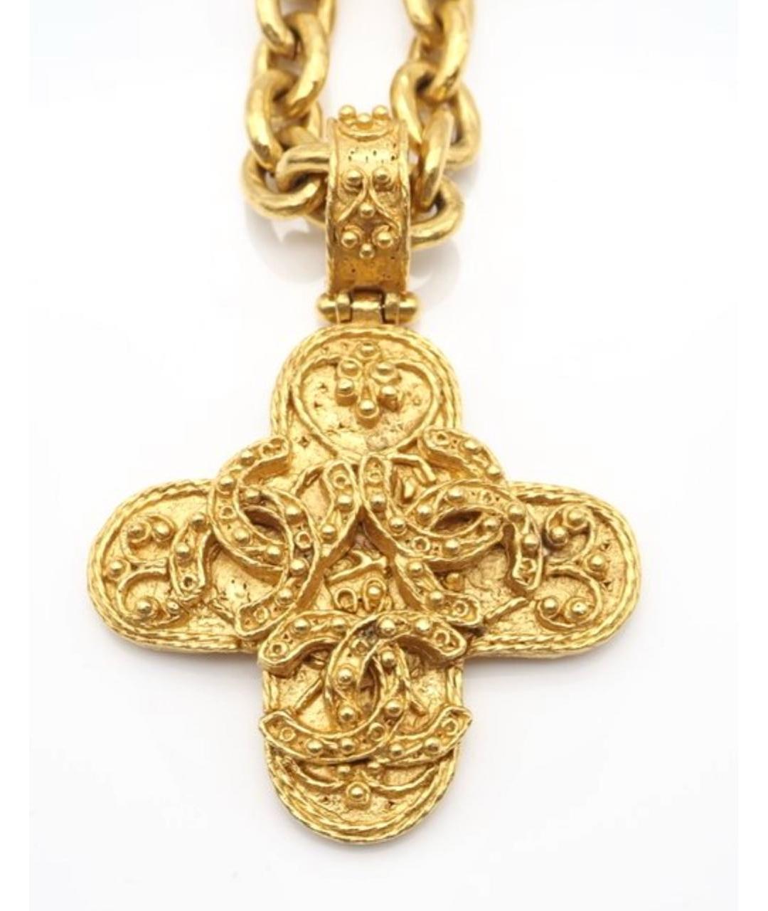 CHANEL Золотое позолоченное колье, фото 5