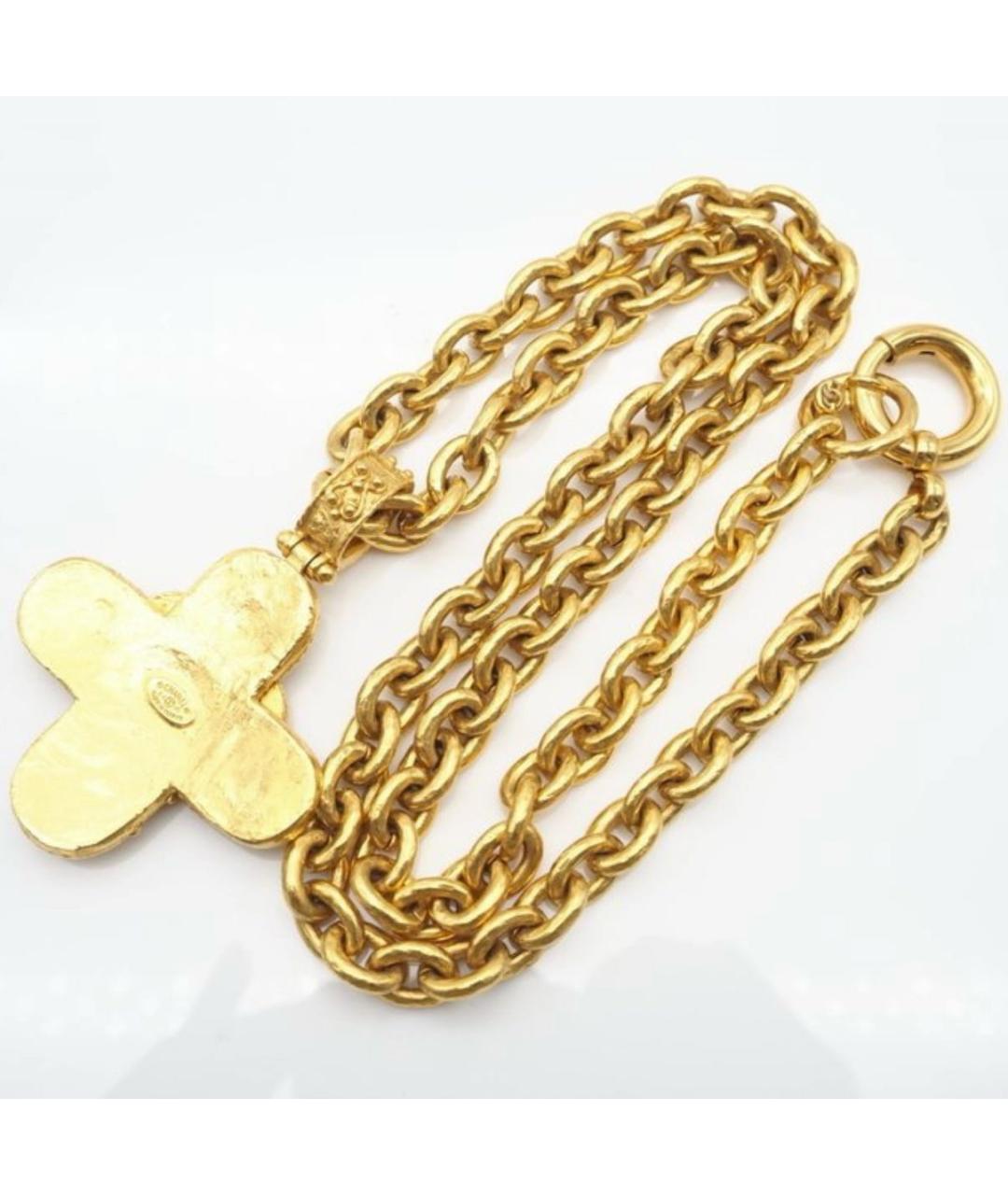 CHANEL Золотое позолоченное колье, фото 4