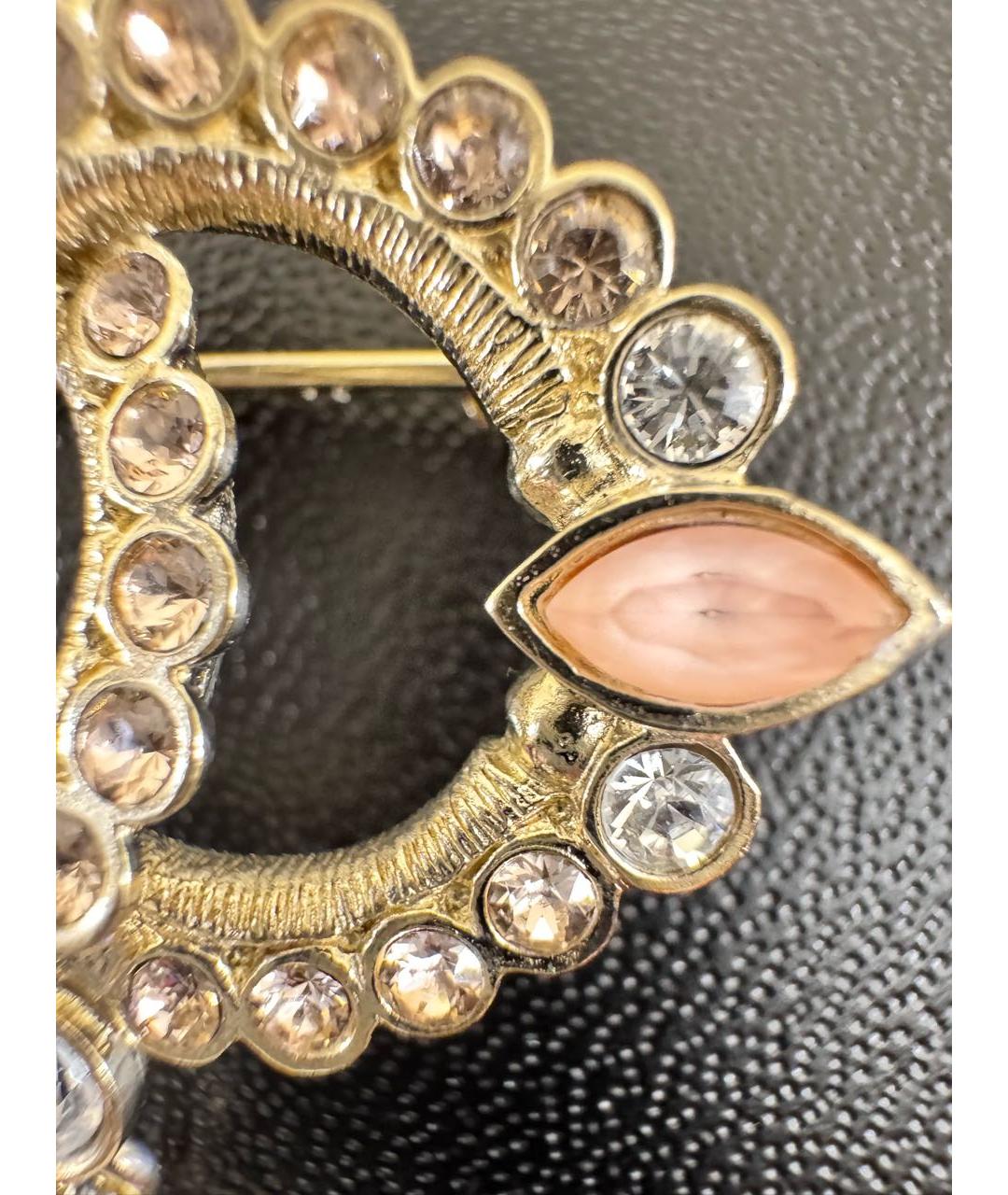 CHANEL Золотая металлическая булавка / брошь, фото 7