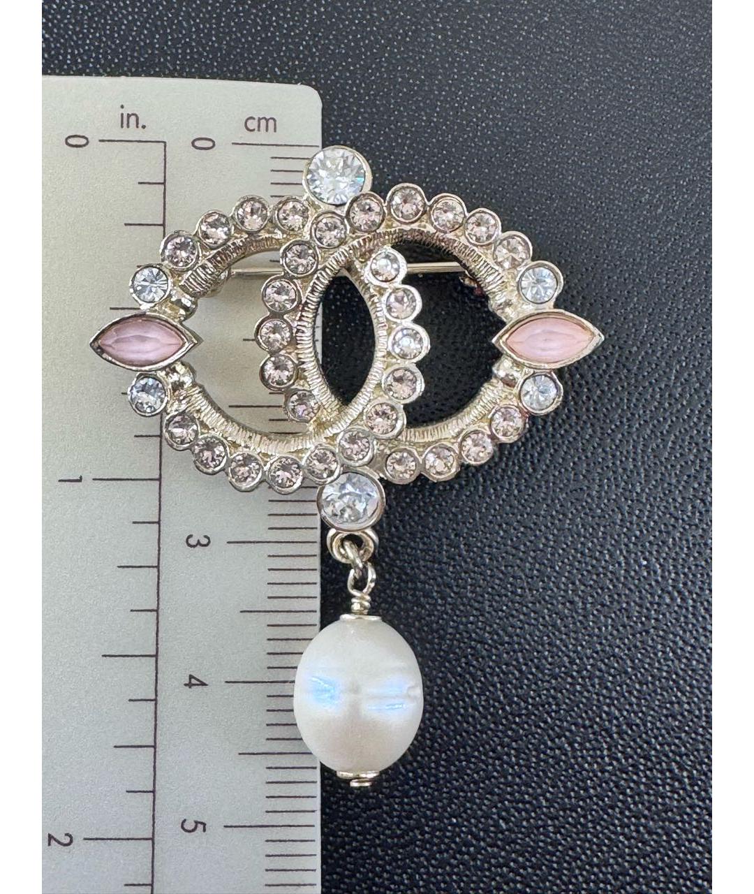 CHANEL Золотая металлическая булавка / брошь, фото 3