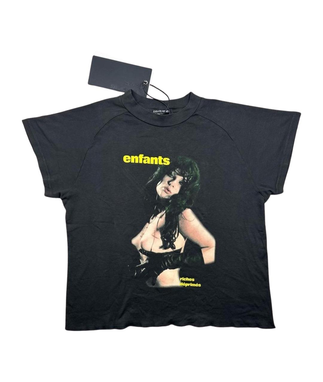 Enfants Riches Déprimés Черная хлопковая футболка, фото 1