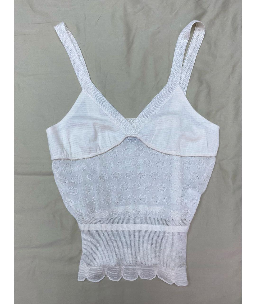 SAINT LAURENT Белый кашемировый кардиган, фото 2