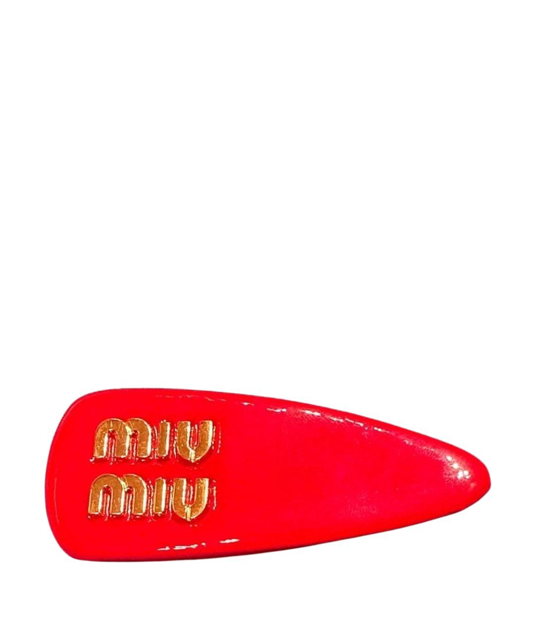 MIU MIU Красная заколка, фото 1