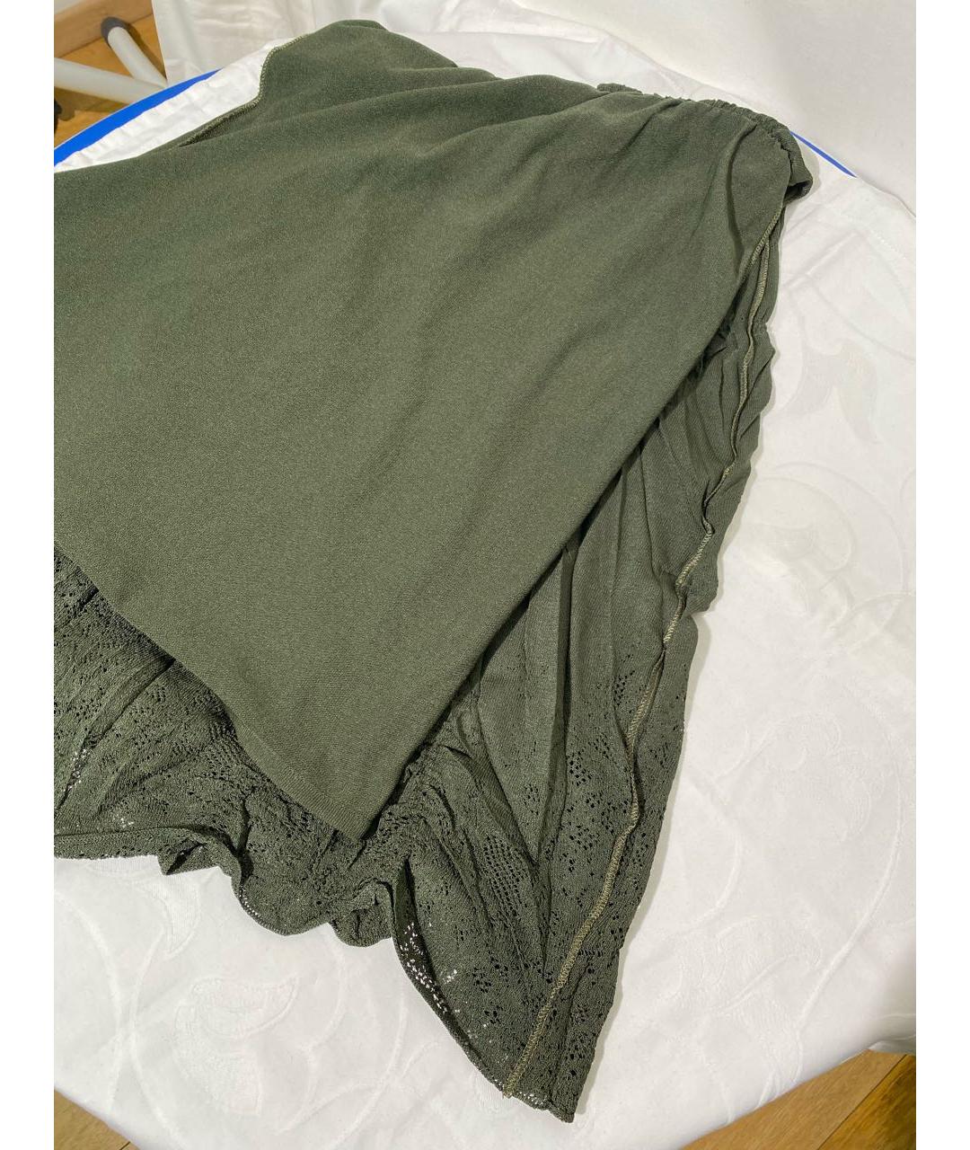 CHRISTIAN DIOR Зеленый полиэстеровый костюм с юбками, фото 6