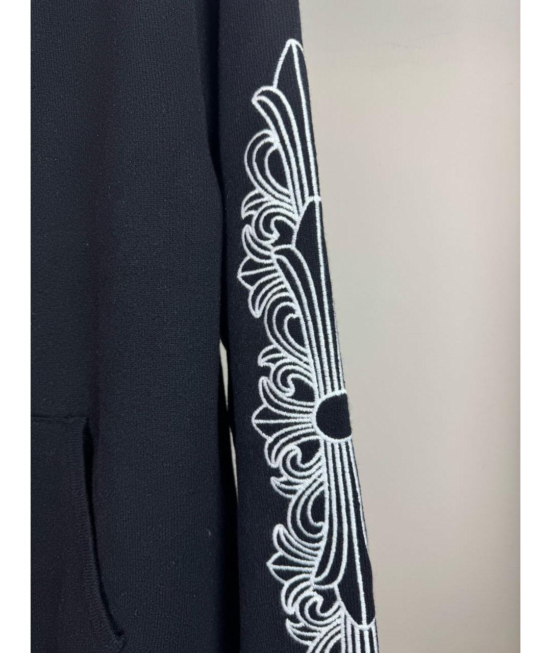 CHROME HEARTS Черный кашемировый кардиган, фото 5