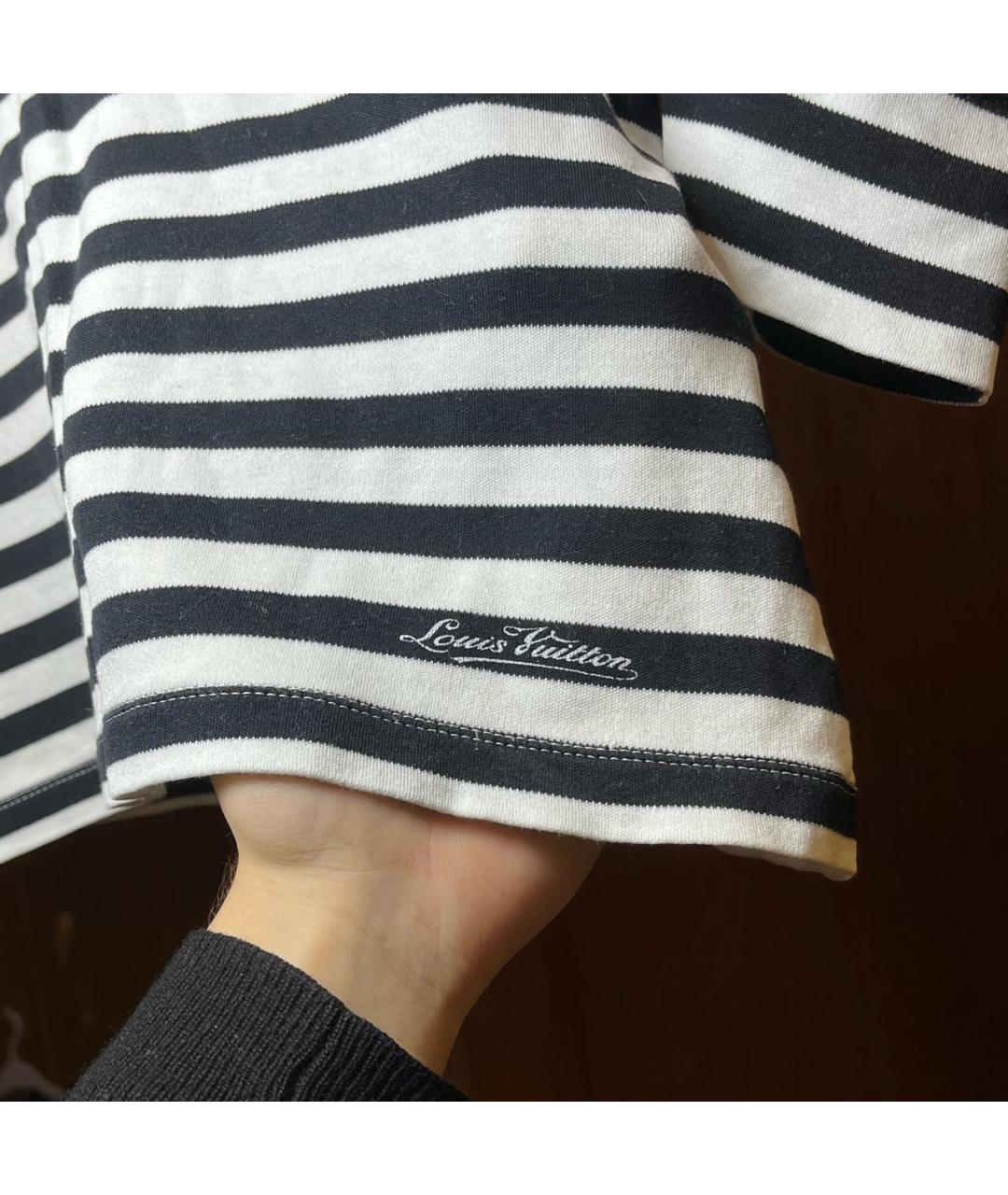 LOUIS VUITTON Белая хлопковая футболка, фото 2