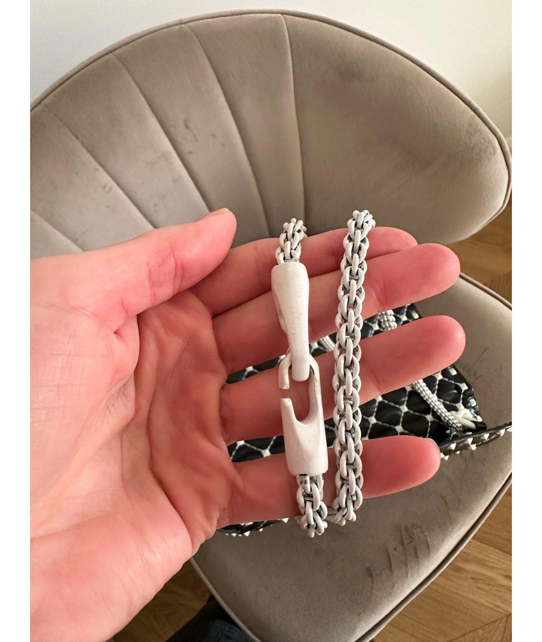 VALENTINO Черная кожаная сумка с короткими ручками, фото 7