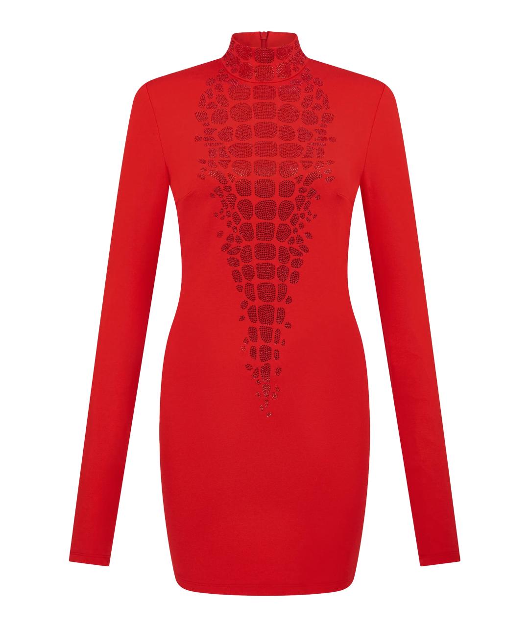 DAVID KOMA Красное коктейльное платье, фото 1