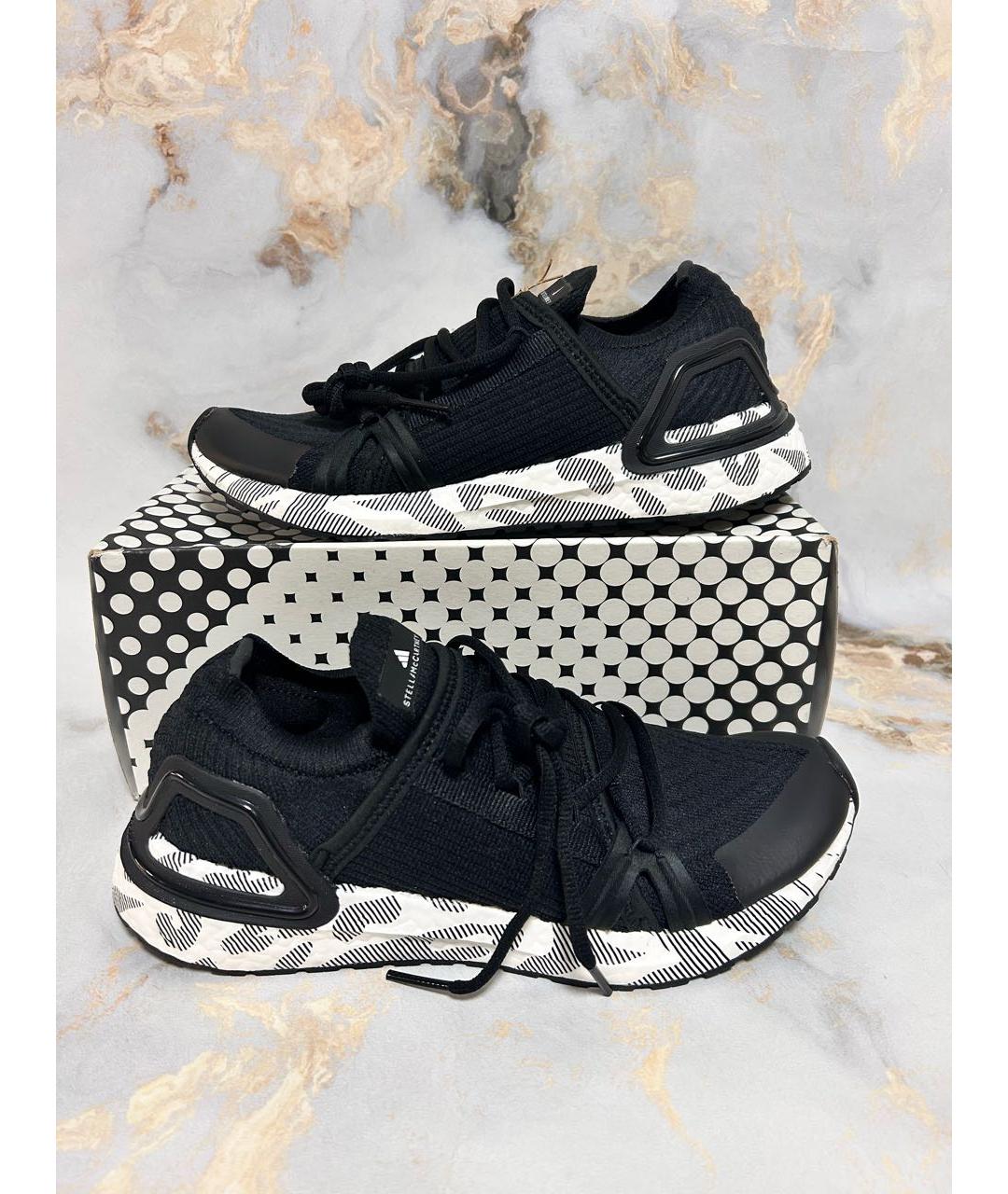 ADIDAS BY STELLA MCCARTNEY Черные текстильные кроссовки, фото 3