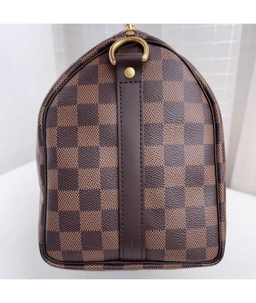 LOUIS VUITTON Коричневая сумка с короткими ручками, фото 4