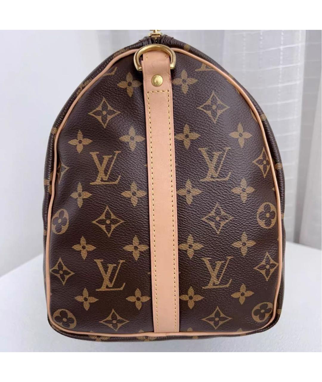 LOUIS VUITTON Коричневая сумка с короткими ручками, фото 3