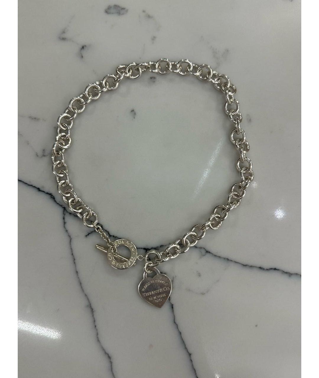 TIFFANY&CO Серебряное серебряное колье, фото 3
