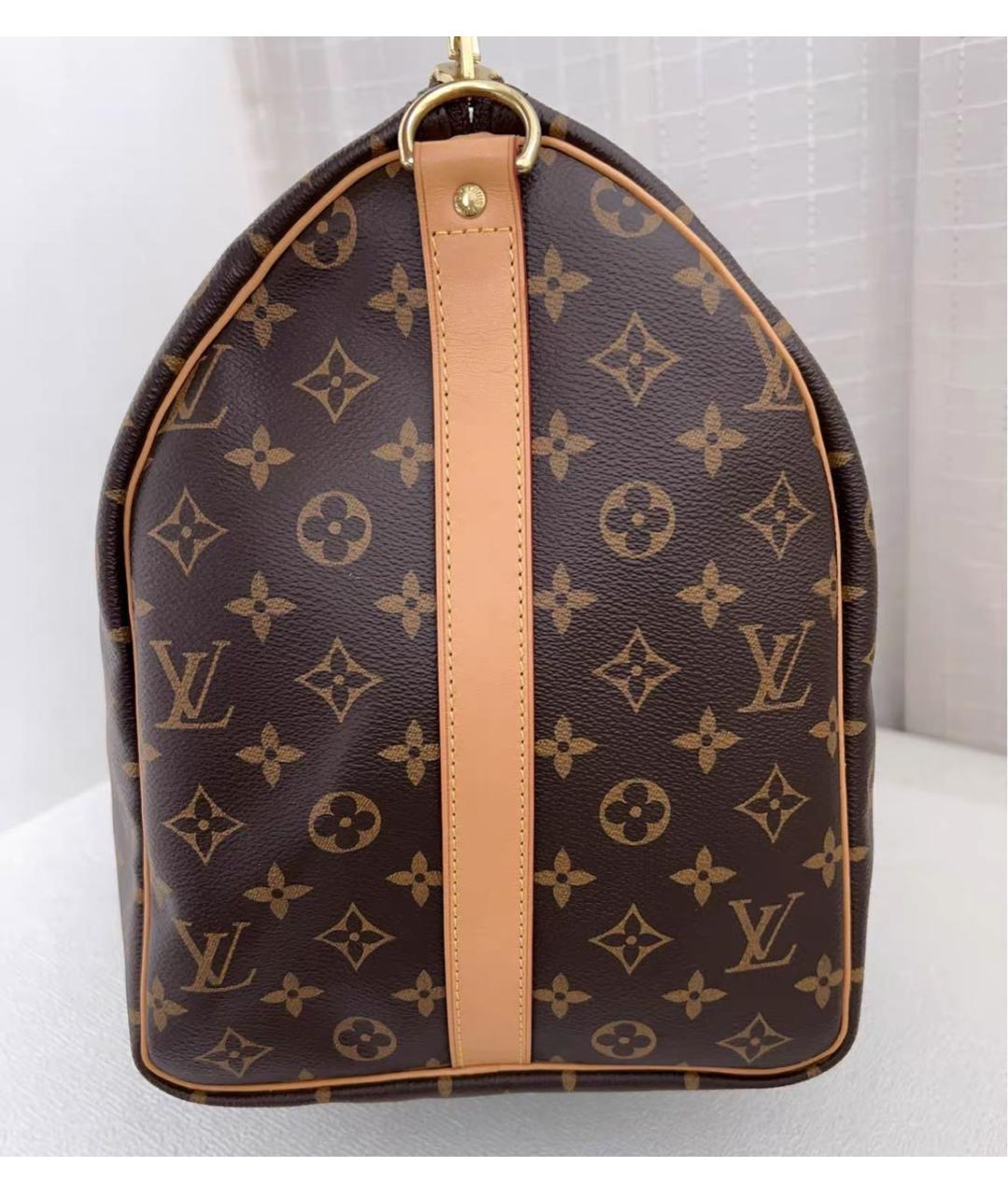 LOUIS VUITTON Коричневая дорожная/спортивная сумка, фото 3