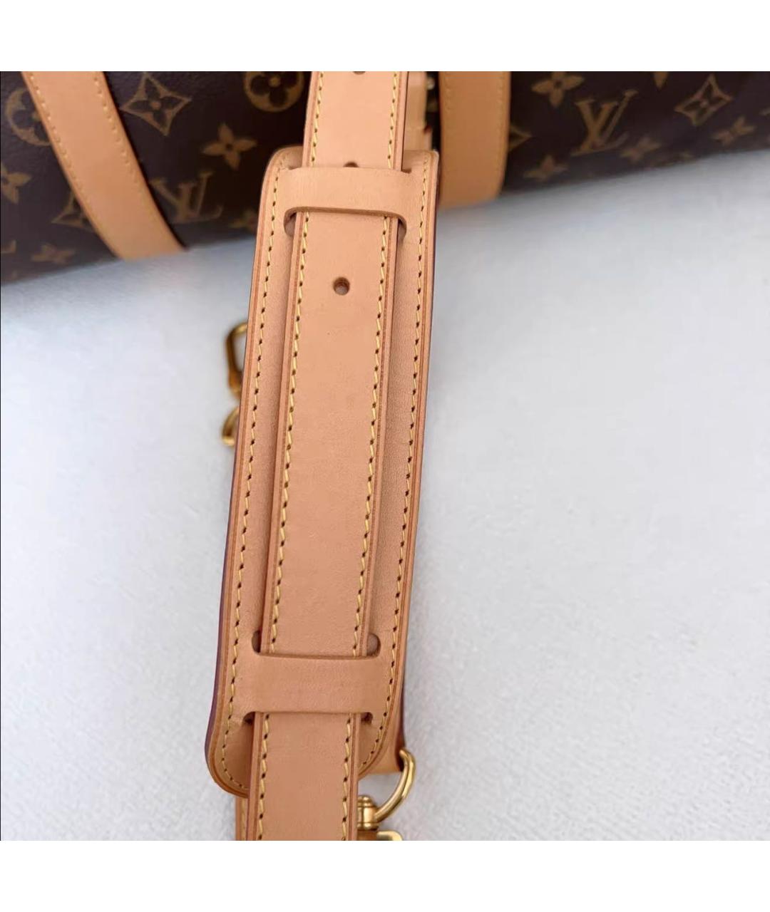 LOUIS VUITTON Коричневая дорожная/спортивная сумка, фото 5