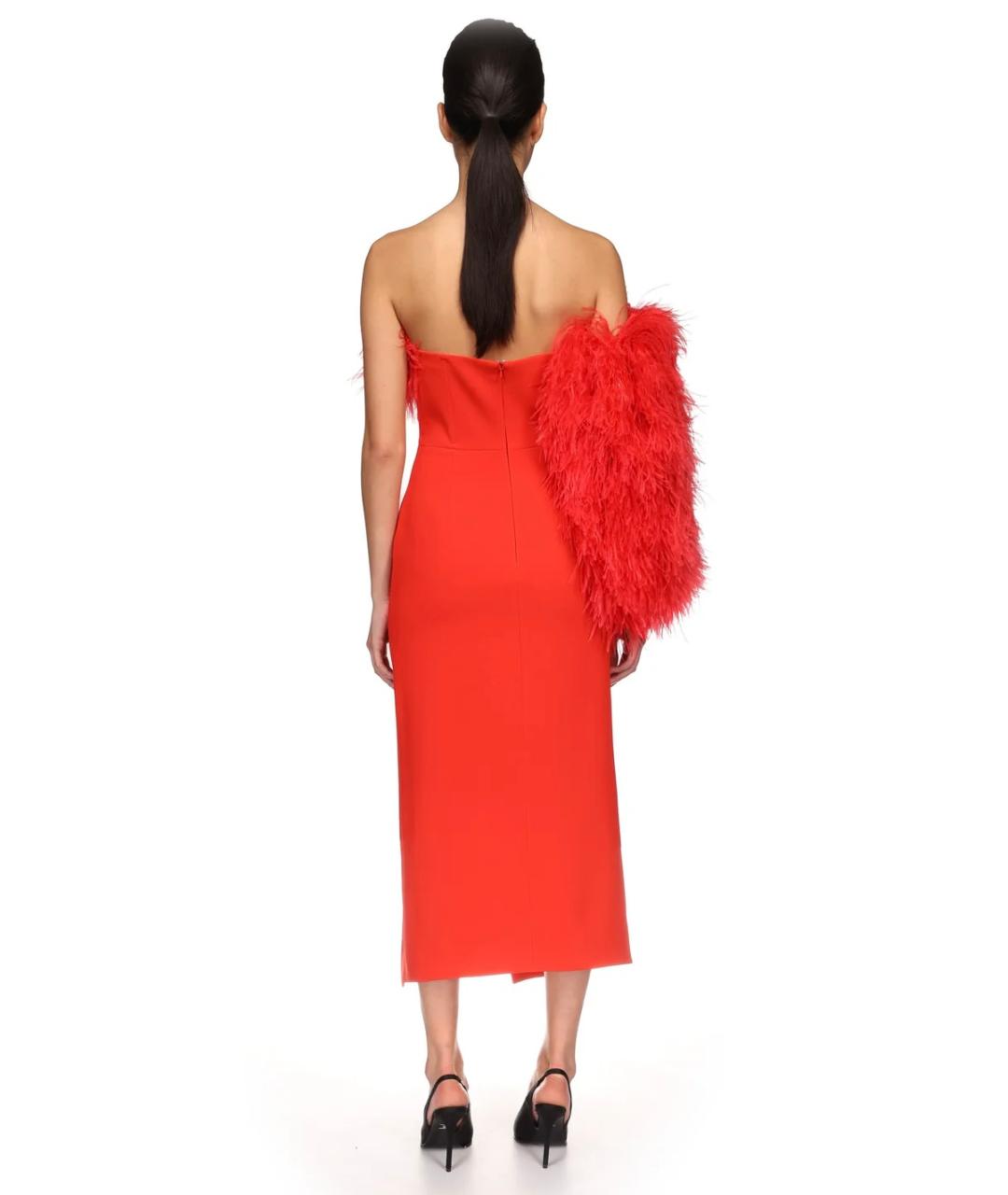 DAVID KOMA Красное вечернее платье, фото 6