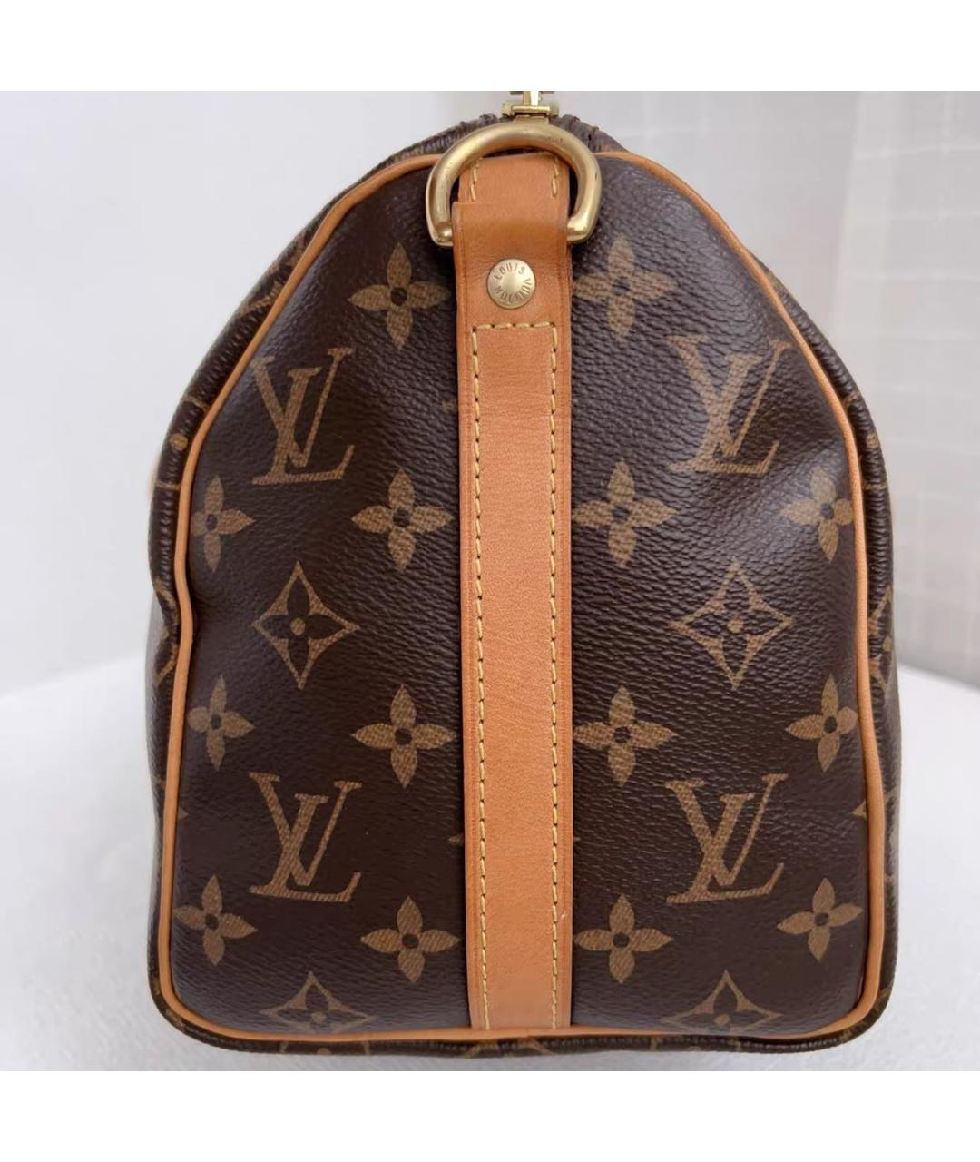 LOUIS VUITTON Коричневая сумка с короткими ручками, фото 5