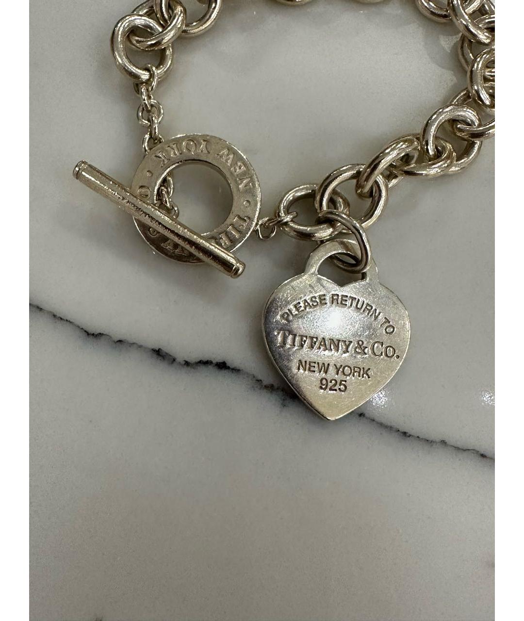 TIFFANY&CO Серебрянный серебряный браслет, фото 2