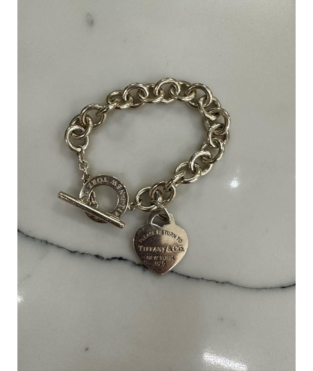 TIFFANY&CO Серебрянный серебряный браслет, фото 3