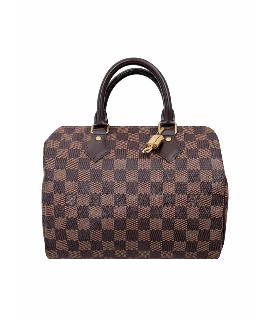 LOUIS VUITTON Коричневая сумка с короткими ручками, фото 1