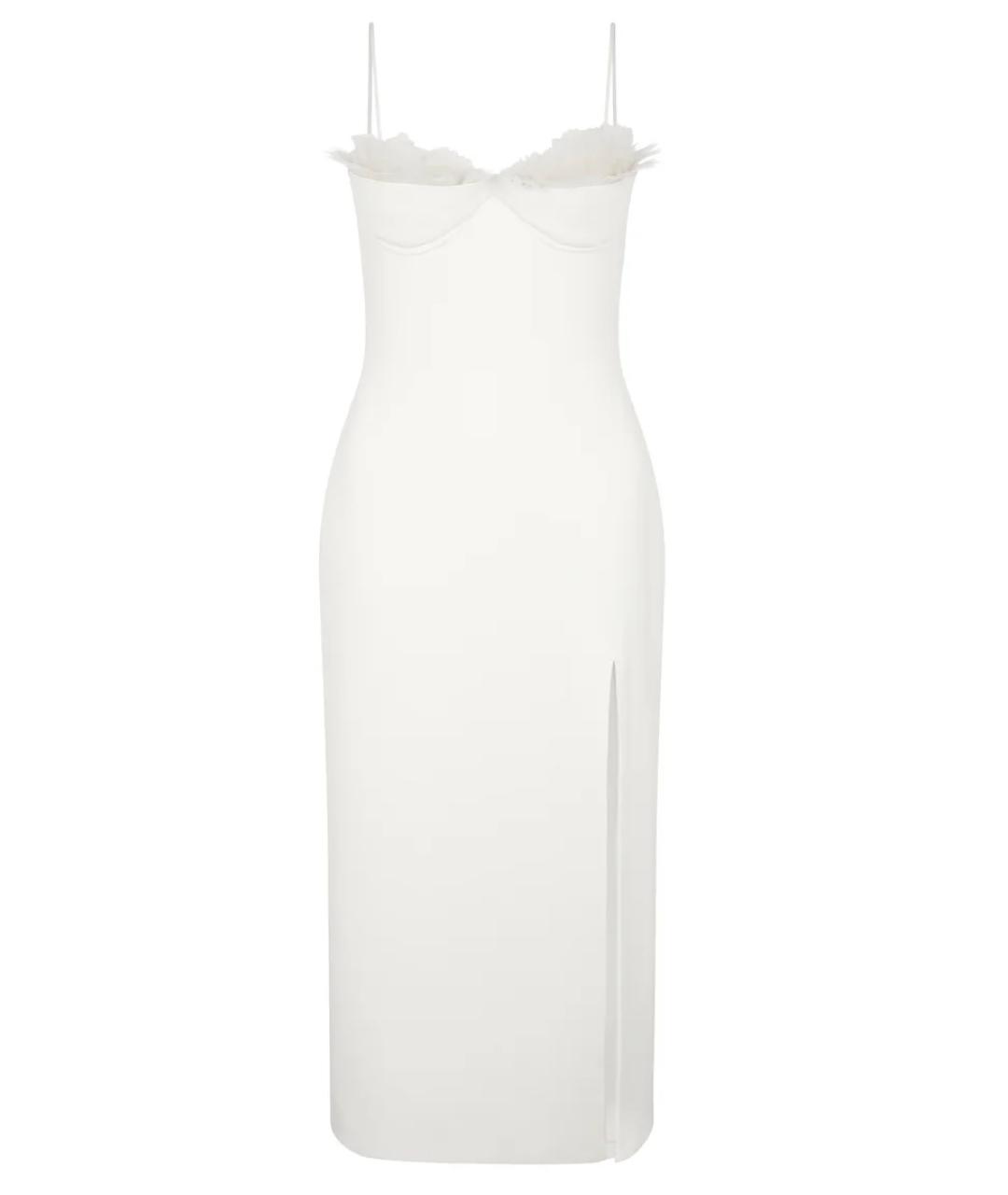 DAVID KOMA Белое коктейльное платье, фото 1