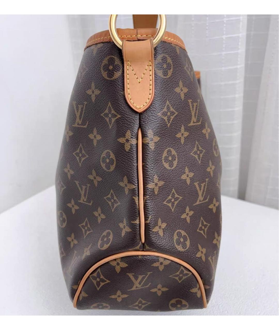 LOUIS VUITTON Коричневая сумка с короткими ручками, фото 4