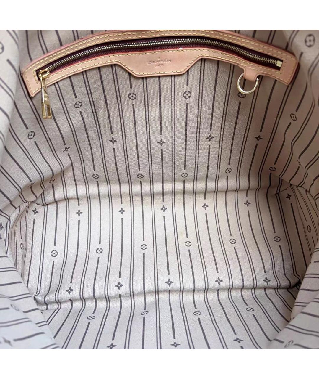 LOUIS VUITTON Коричневая сумка с короткими ручками, фото 7