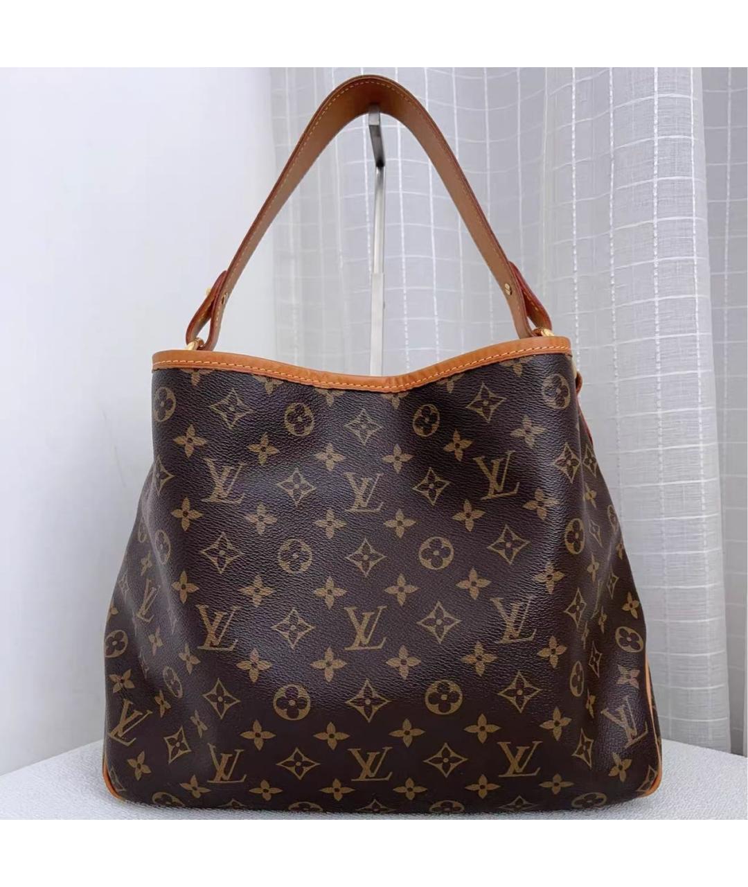 LOUIS VUITTON Коричневая сумка с короткими ручками, фото 2